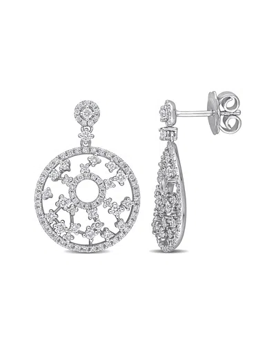 Diamond Select Cuts 14k 1.26 Ct. Tw. Diamond Earrings In White
