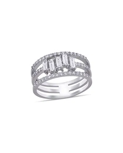 Diamond Select Cuts 14k 1.30 Ct. Tw. Diamond Ring In Silver