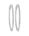 Diamond Select Cuts 14k 1.34 Ct. Tw. Diamond Inside Out Hoops