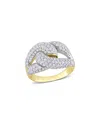 Diamond Select Cuts 14k 1.40 Ct. Tw. Diamond Knot Cluster Ring