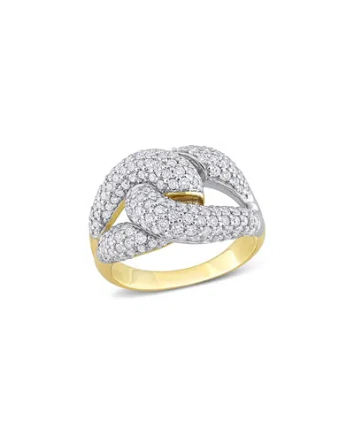 Diamond Select Cuts 14k 1.40 Ct. Tw. Diamond Knot Cluster Ring