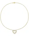 Diamond Select Cuts 14k 1.43 Ct. Tw. Diamond Heart Necklace