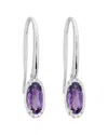 Diamond Select Cuts 14k 1.47 Ct. Tw. Diamond & Amethyst Earrings