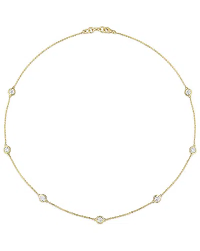 Diamond Select Cuts 14k 1.47 Ct. Tw. Diamond Station Necklace