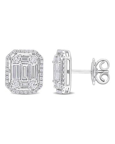 Diamond Select Cuts 14k 1.50 Ct. Tw. Diamond Cluster Earrings