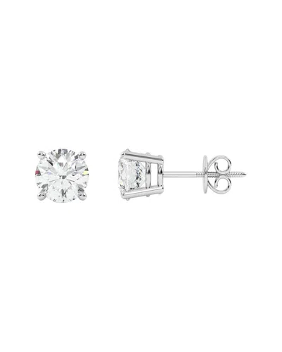 Diamond Select Cuts 14k 1.50 Ct. Tw. Diamond Earrings In Silver