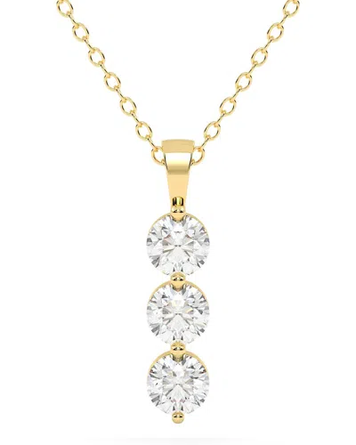Diamond Select Cuts 14k 1.50 Ct. Tw. Diamond Pendant Necklace In Gold