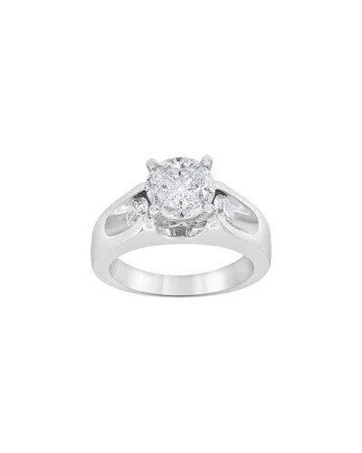 Diamond Select Cuts 14k 1.50 Ct. Tw. Diamond Ring In Silver