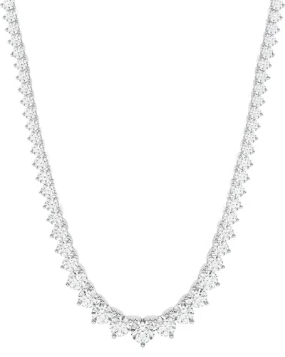 Diamond Select Cuts 14k 15.00 Ct. Tw. Diamond Pendant Necklace In Orange