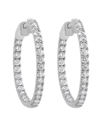 Diamond Select Cuts 14k 1.51 Ct. Tw. Diamond Earrings In Metallic