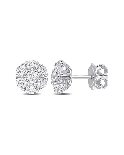 Diamond Select Cuts 14k 1.59 Ct. Tw. Diamond Floral Studs