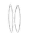 Diamond Select Cuts 14k 1.70 Ct. Tw. Diamond Inside-out Hoops