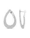 Diamond Select Cuts 14k 1.79 Ct. Tw. Diamond Open Teardrop Earrings