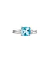 DIAMOND SELECT CUTS 14K 1.82 CT. TW. DIAMOND & BLUE TOPAZ RING