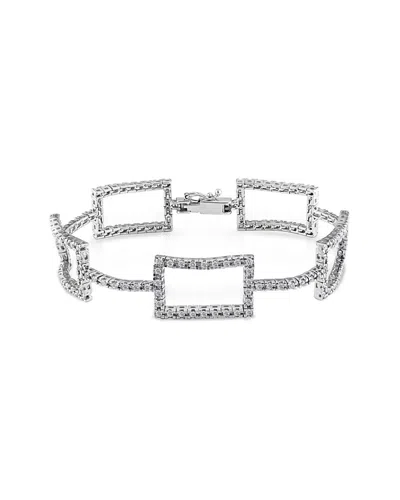 Diamond Select Cuts 14k 2.00 Ct. Tw. Diamond Bracelet In Silver