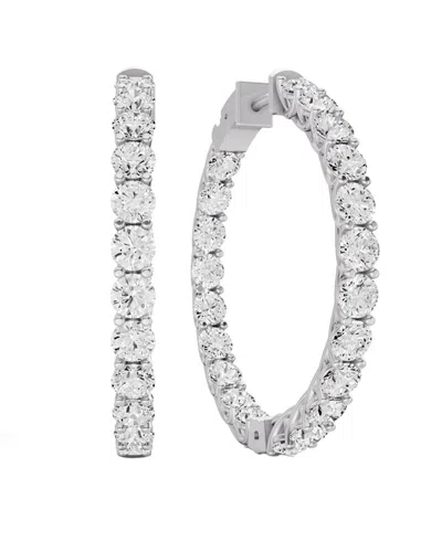 Diamond Select Cuts 14k 2.00 Ct. Tw. Diamond Earrings In Metallic