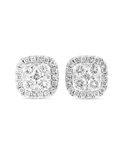 Diamond Select Cuts 14k 2.00 Ct. Tw. Diamond Earrings In Metallic