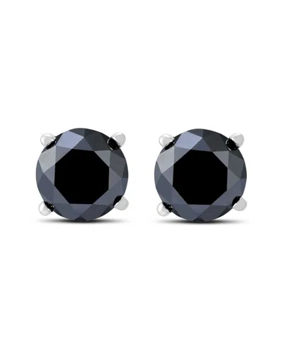 Diamond Select Cuts 14k 2.00 Ct. Tw. Diamond Earrings In Blue