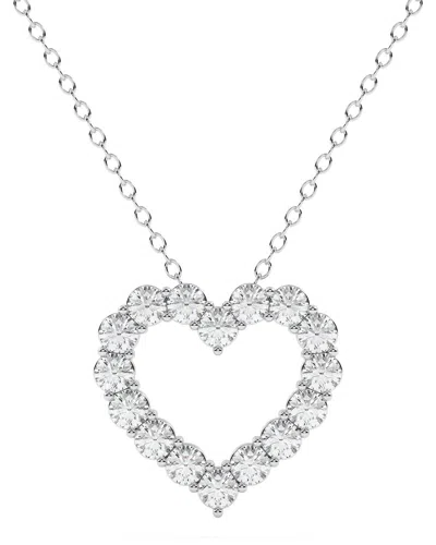 Diamond Select Cuts 14k 2.00 Ct. Tw. Diamond Pendant Necklace In Metallic