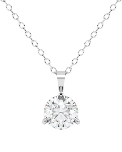 Diamond Select Cuts 14k 2.00 Ct. Tw. Diamond Pendant Necklace In Metallic
