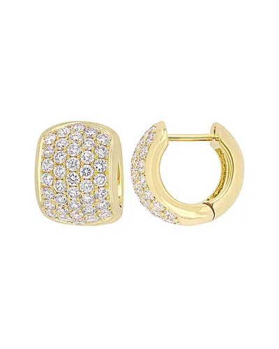 Diamond Select Cuts 14k 2.10 Ct. Tw. Diamond Hoops In Gold