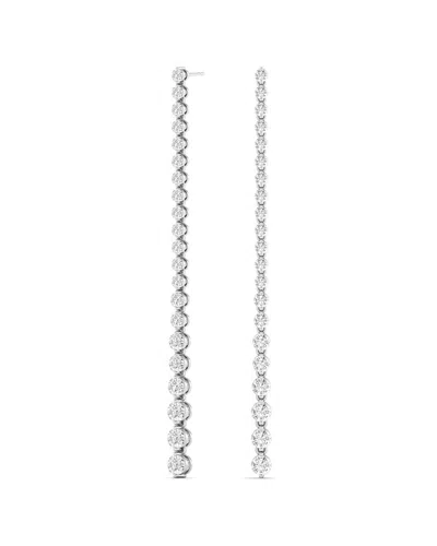 Diamond Select Cuts 14k 2.25 Ct. Tw. Diamond Earrings In Metallic