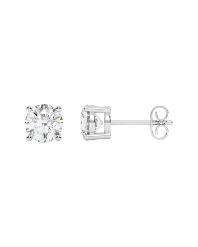 Diamond Select Cuts 14k 3.00 Ct. Tw. Diamond Earrings In Metallic