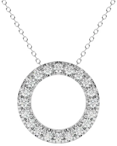 Diamond Select Cuts 14k 3.00 Ct. Tw. Diamond Pendant Necklace In Metallic