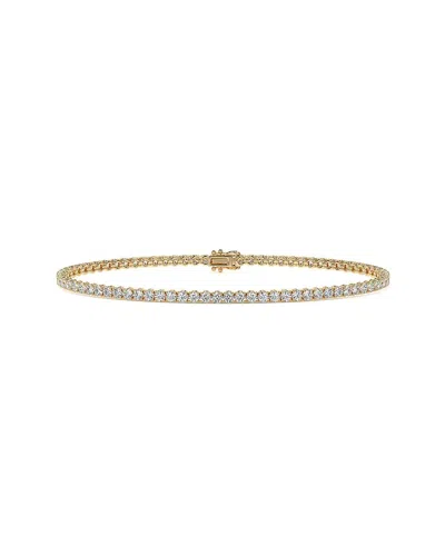 Diamond Select Cuts 14k 3.00 Ct. Tw. Diamond Tennis Bracelet In Gold