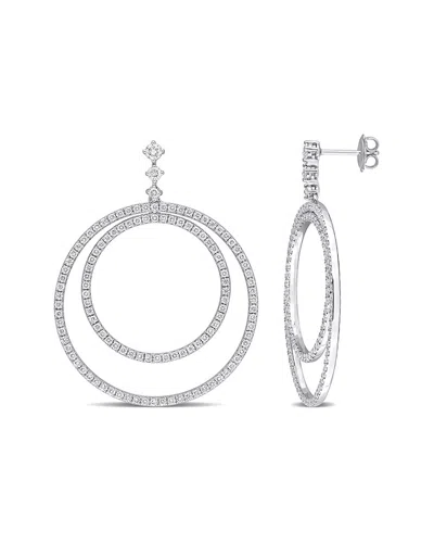 Diamond Select Cuts 14k 3.28 Ct. Tw. Diamond Double Circle Earrings