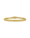Diamond Select Cuts 14k 3.52 Ct. Tw. Yellow Sapphire Bracelet