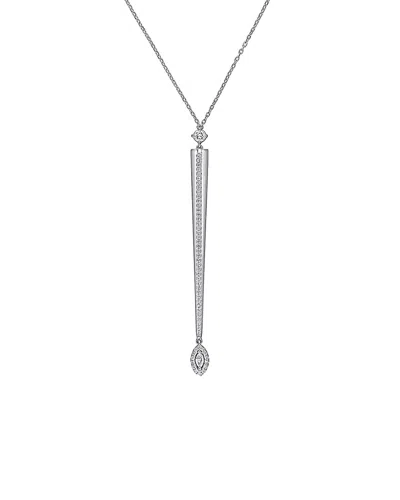 Diamond Select Cuts 14k .38 Ct. Tw. Diamond Necklace In Metallic