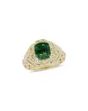 Diamond Select Cuts 14k 3.84 Ct. Tw. Diamond & Tsavorite Ring