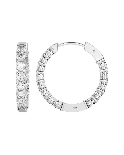 Diamond Select Cuts 14k 4.00 Ct. Tw. Diamond Earrings In Metallic