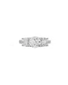 Diamond Select Cuts 14k 4.00 Ct. Tw. Diamond Ring In Silver