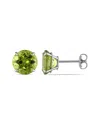 Diamond Select Cuts 14k 4.00 Ct. Tw. Peridot Earrings