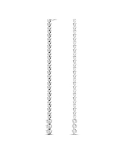 Diamond Select Cuts 14k 4.5 Ct. Tw. Diamond Earrings In Metallic