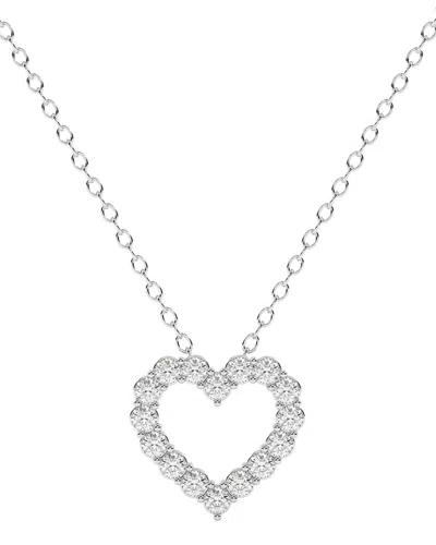 Diamond Select Cuts 14k 45659.00 Ct. Tw. Diamond Pendant Necklace In Silver