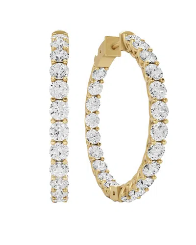 Diamond Select Cuts 14k 5.00 Ct. Tw. Diamond Earrings In Gold