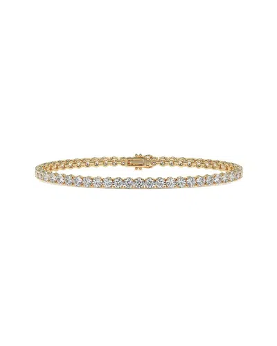 Diamond Select Cuts 14k 5.00 Ct. Tw. Diamond Tennis Bracelet In Gold