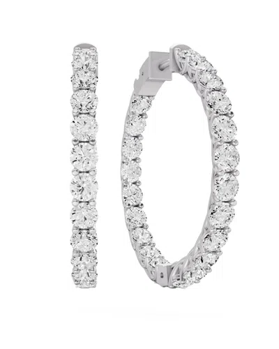 Diamond Select Cuts 14k 6.00 Ct. Tw. Diamond Earrings In Metallic