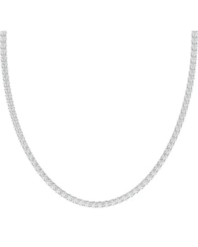 Diamond Select Cuts 14k 7.00 Ct. Tw. Diamond Pendant Necklace In Metallic