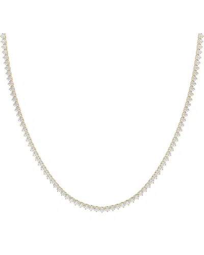 Diamond Select Cuts 14k 7.00 Ct. Tw. Diamond Pendant Necklace In Transparent