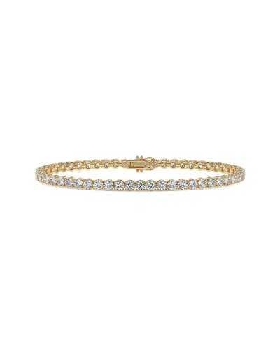 Diamond Select Cuts 14k 7.00 Ct. Tw. Diamond Tennis Bracelet In Gold
