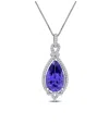 Diamond Select Cuts 14k 7.64 Ct. Tw. Diamond & Tanzanite Necklace