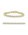 Diamond Select Cuts 14k 9.90 Ct. Tw. Diamond Bracelet