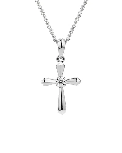 Diamond Select Cuts 14k Diamond .03 Ct. Cross Necklace