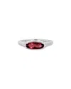 Diamond Select Cuts 14k Diamond .05 Ct. & 1.15 Ct. Garnet Ring