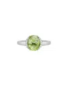 Diamond Select Cuts 14k Diamond .06 Ct. & 2.53 Ct. Peridot Ring