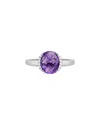 Diamond Select Cuts 14k Diamond .06 Ct. & 2.80 Ct. Amethyst Ring